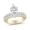 Thumbnail Image 1 of 3 CT. T.W. Marquise-Cut Certified Lab-Grown Diamond Bridal Set in 14K Gold (F/VS2)