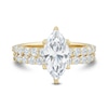 Thumbnail Image 2 of 3 CT. T.W. Marquise-Cut Certified Lab-Grown Diamond Bridal Set in 14K Gold (F/VS2)