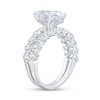 Thumbnail Image 3 of 5.00 CT. T.W. Oval Certified Lab-Grown Diamond Bridal Set in 14K White Gold (F/VS2)