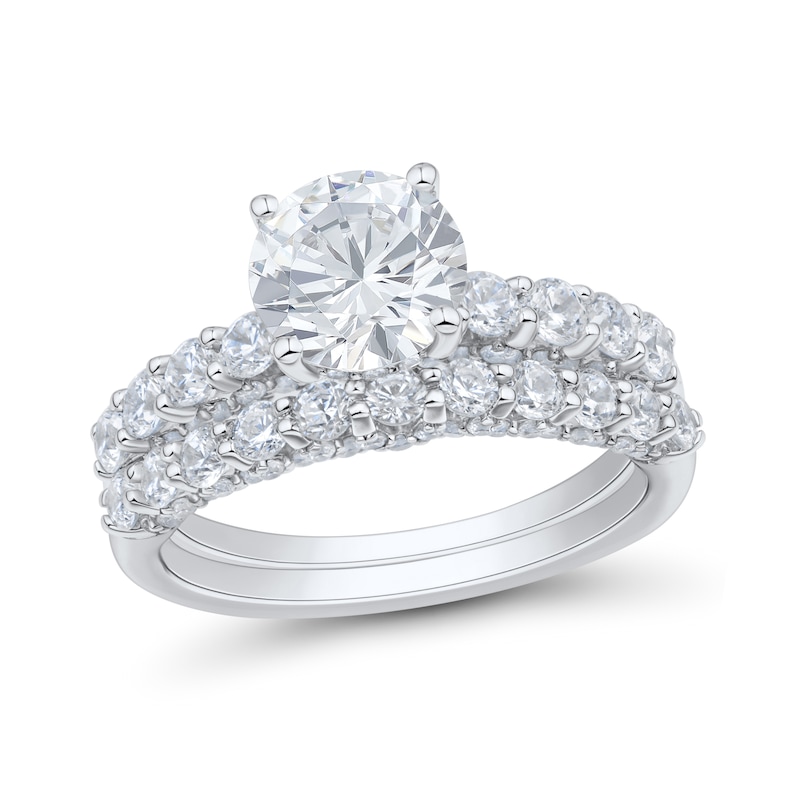 3.00 CT. T.W. Certified Lab-Grown Diamond Bridal Set in 14K Gold (F/VS2)