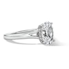 Thumbnail Image 4 of Vera Wang Love Collection 2.15 CT. T.W. Oval Certified Lab-Grown Diamond Engagement Ring in 14K White Gold (F/VS2)