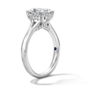 Thumbnail Image 5 of Vera Wang Love Collection 2.15 CT. T.W. Oval Certified Lab-Grown Diamond Engagement Ring in 14K White Gold (F/VS2)