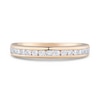 Thumbnail Image 2 of 0.45 CT. T.W. Diamond Channel-Set Anniversary Band in 14K Rose Gold