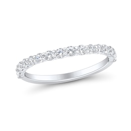 0.45 CT. T.W. Diamond Stackable Anniversary Band in 14K White Gold