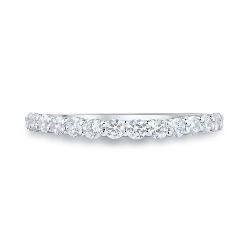 0.45 CT. T.W. Diamond Stackable Anniversary Band 14K White Gold
