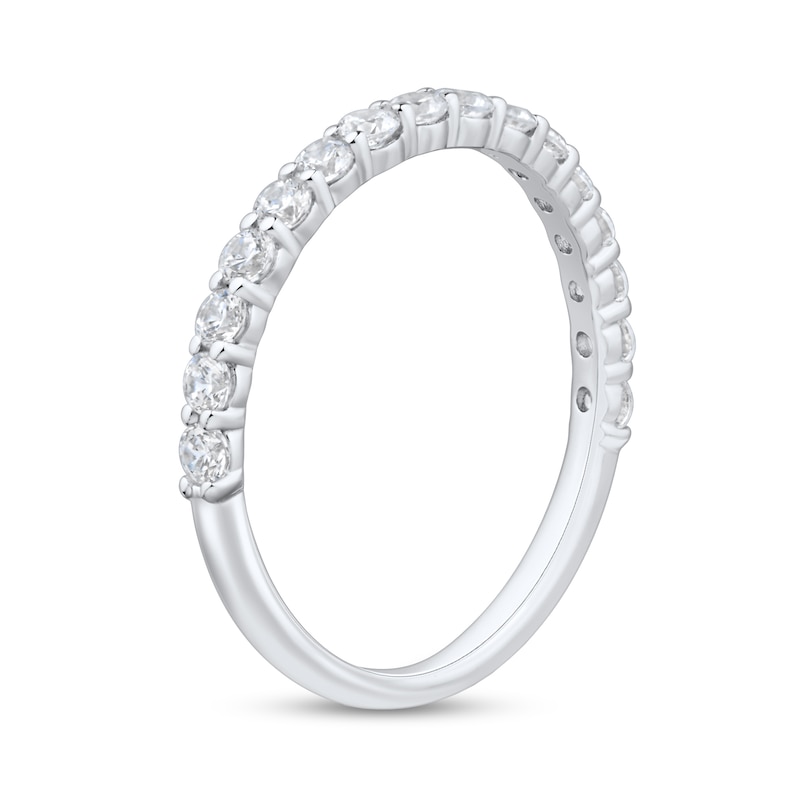 0.45 CT. T.W. Diamond Stackable Anniversary Band 14K White Gold