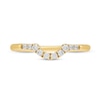 Thumbnail Image 3 of 0.18 CT. T.W. Certified Lab-Grown Diamond Contour Wedding Band in 14K Gold (F/VS2)