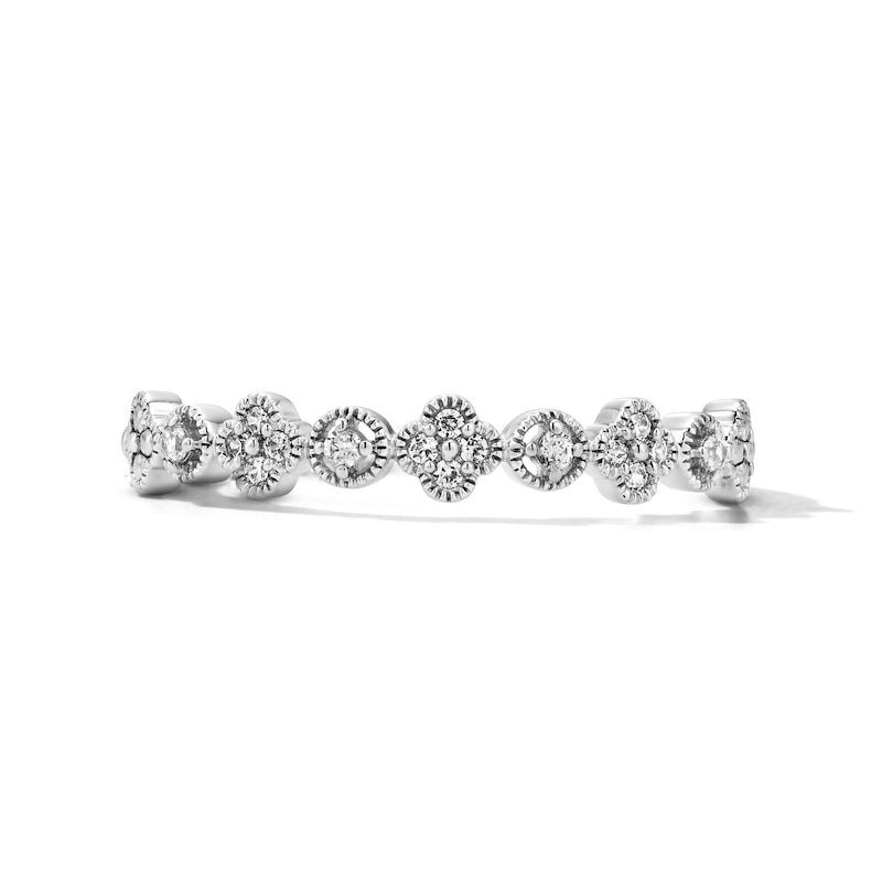 0.08 CT. T.W. Diamond Stackable Ring in Sterling Silver
