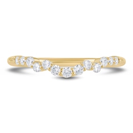 0.29 CT. T.W. Diamond Contour Ring in 14K Gold