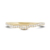 Thumbnail Image 1 of 0.15 CT. T.W. Diamond Pavé Contour Band in 14K Gold
