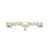 Thumbnail Image 2 of 0.45 CT. T.W. Diamond Contour Anniversary Band in 14K Gold