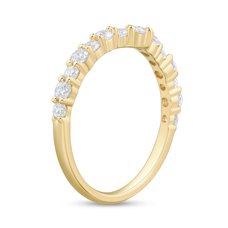 0.45 CT. T.W. Diamond Contour Anniversary Band 14K Gold