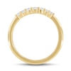 Thumbnail Image 3 of 0.23 CT. T.W. Diamond Contour Anniversary Band in 14K Gold