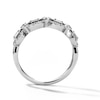 Thumbnail Image 3 of 0.37 CT. T.W. Certified Lab-Grown Diamond Geometric Anniversary Band in 14K White Gold (F/VS2)
