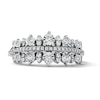 Thumbnail Image 1 of 0.23 CT. T.W. Diamond Triple-Row Anniversary Band in 10K White Gold