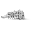 Thumbnail Image 4 of 0.23 CT. T.W. Diamond Triple-Row Anniversary Band in 10K White Gold