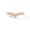 Thumbnail Image 1 of 0.10 CT. T.W. Diamond Looping Contour Band in 10K Gold