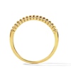 Thumbnail Image 3 of 0.23 CT. T.W. Diamond Three-Row Beaded Anniversary Band in 10K Gold