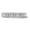 Thumbnail Image 1 of 0.23 CT. T.W. Diamond Channel-Set Stackable Anniversary Band in 10K White Gold