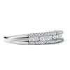 Thumbnail Image 4 of 0.23 CT. T.W. Diamond Channel-Set Stackable Anniversary Band in 10K White Gold