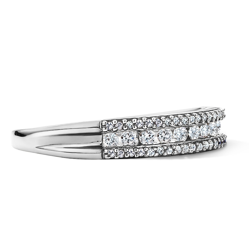 0.23 CT. T.W. Diamond Channel-Set Stackable Anniversary Band in 10K Gold