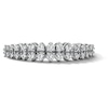 Thumbnail Image 1 of 0.23 CT. T.W. Diamond Two-Row Zig-Zag Anniversary Band in 10K White Gold