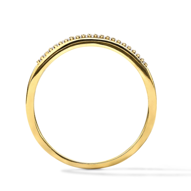 Main Image 3 of 0.23 CT. T.W. Diamond Channel-Set Stackable Anniversary Band in 10K Gold