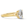 Thumbnail Image 4 of Vera Wang Love Collection 2.15 CT. T.W. Oval Certified Lab-Grown Diamond Engagement Ring in 14K Gold (F/VS2)