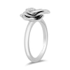 Thumbnail Image 2 of Enchanted Disney Belle 0.14 CT. T.W. Certified Lab-Grown Diamond Rose Ring in Sterling Silver (F/VS2)