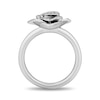 Thumbnail Image 3 of Enchanted Disney Belle 0.14 CT. T.W. Certified Lab-Grown Diamond Rose Ring in Sterling Silver (F/VS2)