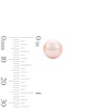 Thumbnail Image 4 of EFFY™ Collection 8.0-8.5mm Freshwater Cultured Pearl Stud Earrings Set in Sterling Silver