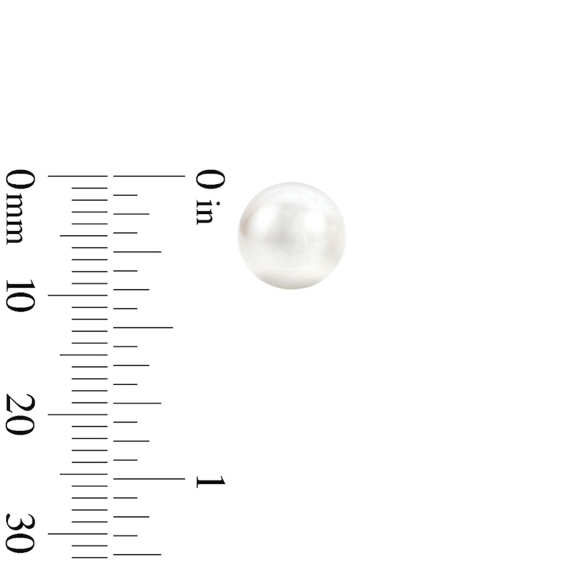 EFFY™ Collection 8.0-8.5mm Freshwater Cultured Pearl Stud Earrings Set in Sterling Silver