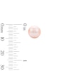 Thumbnail Image 6 of EFFY™ Collection 8.0-8.5mm Freshwater Cultured Pearl Stud Earrings Set in Sterling Silver
