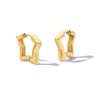 Thumbnail Image 1 of Star Hoop Earrings in Solid 10K Gold
