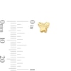 Thumbnail Image 3 of Child’s Butterfly Stud Earrings in 14K Gold