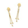 Thumbnail Image 1 of Chain Dangle Drop Earrings in 22K Gold