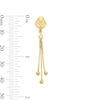 Thumbnail Image 2 of Chain Dangle Drop Earrings in 22K Gold