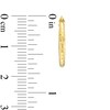 Thumbnail Image 3 of 17.0mm Diamond-Cut Hoop Earrings in Hollow 14K Gold