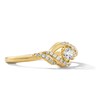 Thumbnail Image 4 of 0.30 CT. T.W. Certified Lab-Grown Diamond Bypass Promise Ring in 10K Gold (F/VS2)