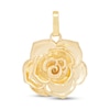 Thumbnail Image 1 of Flower Necklace Charm in Solid 10K Gold