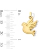 Thumbnail Image 2 of Dove Necklace Charm in Solid 10K Gold