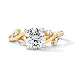 1.60 CT. T.W. Certified Lab-Grown Diamond Vine Bypass Engagement Ring in 14K Gold (F/VS2)
