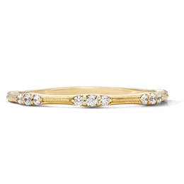 0.15 CT. T.W. Diamond Stackable Band in 10K Gold