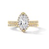 Thumbnail Image 1 of 1.40 CT. T.W. Marquise-Cut Certified Lab-Grown Diamond Frame Bridal Set in 14K Gold(F/VS2)