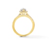 Thumbnail Image 3 of 1.40 CT. T.W. Marquise-Cut Certified Lab-Grown Diamond Frame Bridal Set in 14K Gold(F/VS2)