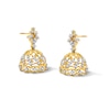 Thumbnail Image 1 of 1.00 CT. T.W. Certified Lab-Grown Diamond Bell Drop Earrings in 18K Gold (F/VS2)
