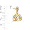Thumbnail Image 3 of 1.00 CT. T.W. Certified Lab-Grown Diamond Bell Drop Earrings in 18K Gold (F/VS2)