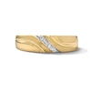 Thumbnail Image 1 of Certified Lab-Grown Diamond Accent Wedding Band in 10K Gold (F/VS2)