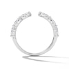 Thumbnail Image 3 of 0.40 CT. T.W. Marquise-Cut Certified Lab-Grown Diamond Open Band in 14K White Gold (F/VS2)