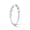 Thumbnail Image 5 of 0.40 CT. T.W. Marquise-Cut Certified Lab-Grown Diamond Open Band in 14K White Gold (F/VS2)